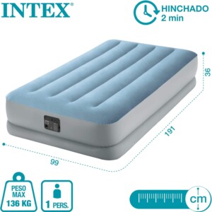 Intex Luftbett DURA-BEAM  Plus Series Raised Comfort Airbed 64166NP