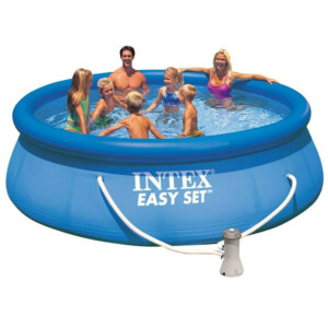 Intex - EasySet Pool   305X76 cm +Pumpe +Abdeckplane + Bodenschutzplane