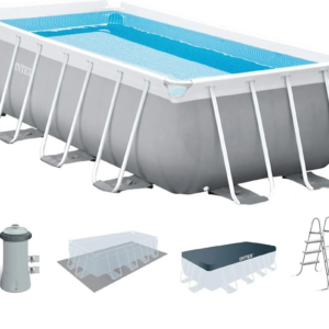 intex pool set prism frame rechteckig 488x244x107 cm 26792gn