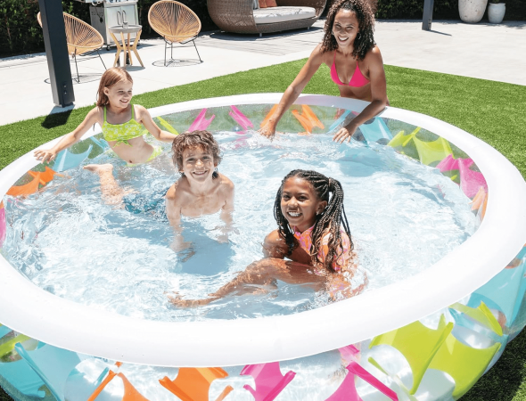 Intex Aufblasbare Pool bunt Pinwheel Pool color